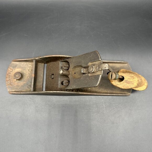 Antique Bailey No 4 Wood Plane Smoothing Hand Tool Manual Rustic 1910 READ - Picture 6 of 13